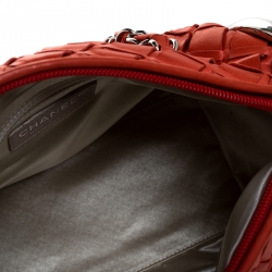 مملوكة مسبقًا Chanel Orange Leather Ultimate Soft Sombrero Bowler Bag