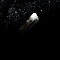 Pre Owned Chanel Black Chevron Caviar Leather Jumbo Classic Double Flap Bag