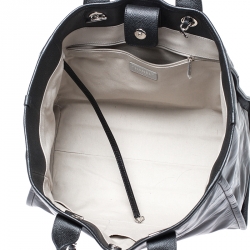 Pre Owned Chanel Black Leather Large Deauville Tote