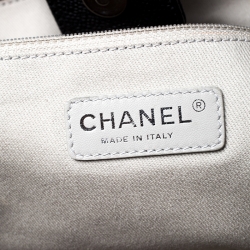 Pre Owned Chanel Black Leather Large Deauville Tote