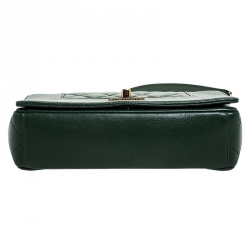 مملوكة مسبقًا حقيبة شانيل قلاب فينتدج مادموازيل جلد مبطنة خضراء