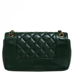 مملوكة مسبقًا حقيبة شانيل قلاب فينتدج مادموازيل جلد مبطنة خضراء