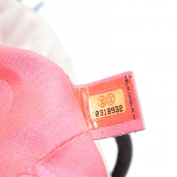 Pre Owned Chanel White/Black Quilted Leather Large Ligne Cambon Tote