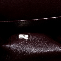 Pre Owned Chanel Black Quilted Caviar Leather Jumbo Classic Double Flap Bag