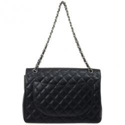 مملوكة مسبقًا Chanel Black Caviar Classic Maxi Flap Bag