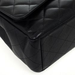 مملوكة مسبقًا Chanel Black Caviar Classic Maxi Flap Bag