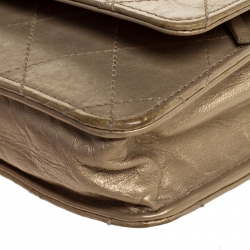 مملوكة مسبقًا حقيبة كلتش شانيل WOC جلد أحمر مبطن بسلسلة