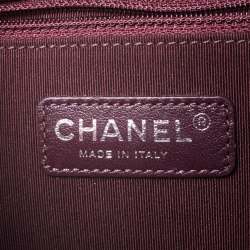 Pre Owned Chanel Black Quilted Leather Small Coco Boy Camera Case Shoulder Bag