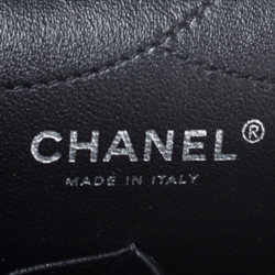 Pre Owned Chanel Black Quilted Patent Leather Reissue 2.55 Classic 227 Flap Bag