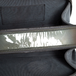 Pre Owned Chanel Grey Vinyl and Leather Small Coco Boy Camera Case Bag