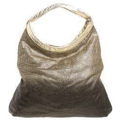 مملوكة مسبقًا حقيبة شانيل Hollywood CC جلد أومبريه ميتالك