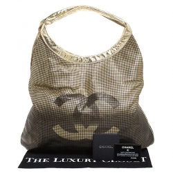 مملوكة مسبقًا حقيبة شانيل Hollywood CC جلد أومبريه ميتالك