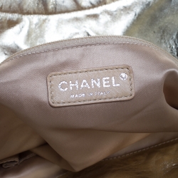 مملوكة مسبقًا حقيبة شانيل Hollywood CC جلد أومبريه ميتالك