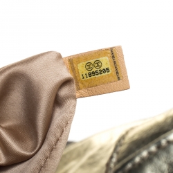 مملوكة مسبقًا حقيبة شانيل Hollywood CC جلد أومبريه ميتالك