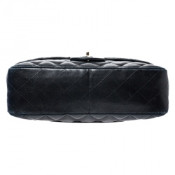 Chanel Black Quilted Leather Jumbo Classic Single Flap Bag