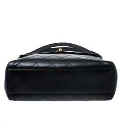مملوكة مسبقًا Chanel Black Leather Vintage CC Shoulder Bag