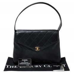 مملوكة مسبقًا Chanel Black Leather Vintage CC Shoulder Bag