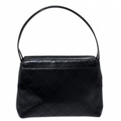 مملوكة مسبقًا Chanel Black Leather Vintage CC Shoulder Bag