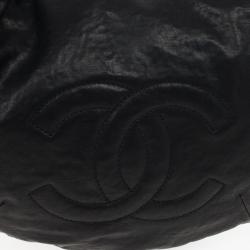 Pre Owned Chanel Black Modern Chain Large Hobo