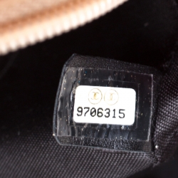 مملوكة مسبقًا حقيبة شانيل ريبورتر لاين كامبون جلد بيج مبطن