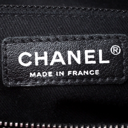 Pre Owned Chanel Black Quilted Aged Calfskin Leather Large Reissue Tote