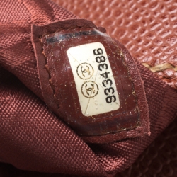 Pre Owned Chanel Brown Caviar Leather CC Shoulder Bag