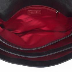 مملوكة مسبقًا حقيبة شانيل رانواي إصدار خاص قلاب كاميليا جلد خروف سوداء