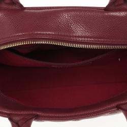 Pre Owned Chanel Caviar Skin Mini Boston Handbag