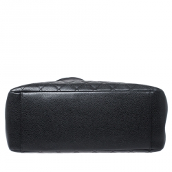 Pre Owned Chanel Black Quilted Caviar Leather GST Tote