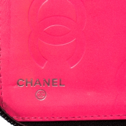 Chanel Black Quilted Leather Cambon Ligne Zippy Organizer Wallet