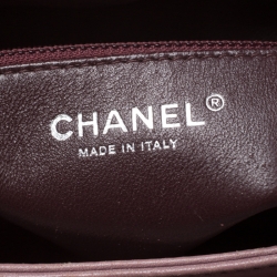Pre Owned Chanel Old Rose Lambskin Leather Trendy CC Large Top Handle Bag