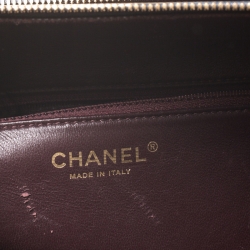 Pre Owned Chanel Blue Quilted Leather Large Trendy CC Bowler Bag