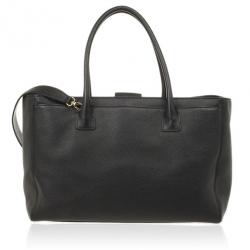 مملوكة مسبقًا Chanel Black Caviar Leather Cerf Executive Large Tote Bag