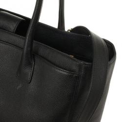 مملوكة مسبقًا Chanel Black Caviar Leather Cerf Executive Large Tote Bag