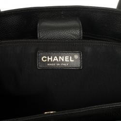 مملوكة مسبقًا Chanel Black Caviar Leather Cerf Executive Large Tote Bag