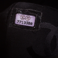 Pre Owned Chanel Black Quilted Leather Wild Stitch Surpique Flap Bag