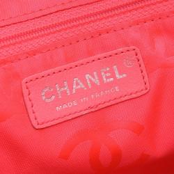 Pre Owned Chanel Grey Tweed Cambon Line Large Tote 