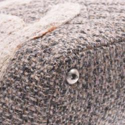 Pre Owned Chanel Grey Tweed Cambon Line Large Tote 