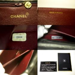 Pre Owned Chanel Black Quilted Leather Vintage Full Flap Bag
