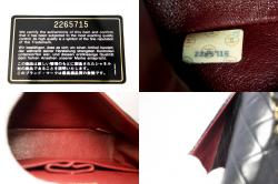 Pre Owned Chanel Black Quilted Lambskin Leather Classic Medium Double Flap Chain Shoulder Bag 