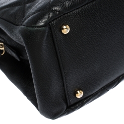 مملوكة مسبقًا Chanel Black Quilted Leather CC Timeless Tote