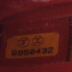 Pre Owned حقيبة شانيل قلاب واحد سويدي مبطن غرز مربعة برتقالي