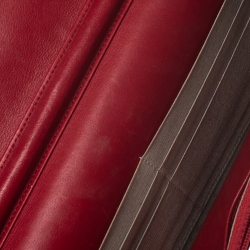 مملوكة مسبقًا Chanel Red Quilted Patent Leather Brilliant WOC Clutch Bag