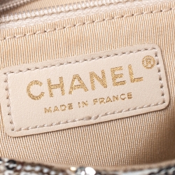 Pre Owned Chanel Metallic Gold Sequin Mini Reissue Bag