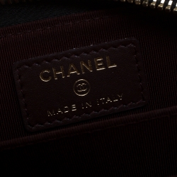 Pre Owned Chanel Black Quilted Leather Zipped Coin Purse