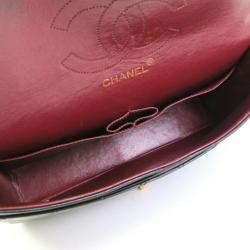 مملوكة مسبقًا Chanel Black Lambskin Medium Flap