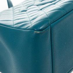 Pre Owned Chanel Turquoise Grand Shopper Tote
