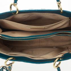 Pre Owned Chanel Turquoise Grand Shopper Tote