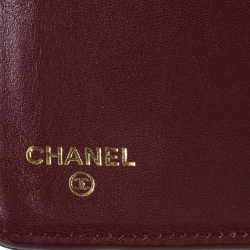 مملوكة مسبقًا Chanel Black Quilted Caviar Leather L Yen Continental Wallet