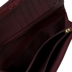 مملوكة مسبقًا Chanel Black Quilted Caviar Leather L Yen Continental Wallet